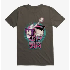 Best reviews of 🎉 Invader Zim Gaz, Dib & Professor Membrane T-Shirt ❤️ -Invader Zim shop 20155861 hi