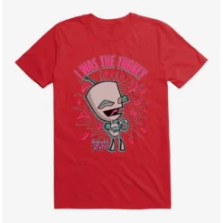 Best Sale 🔔 Invader Zim I Was The Turkey T-Shirt ⭐ -Invader Zim shop 20155996 hi