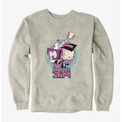 New ⭐ Invader Zim Gaz, Dib & Professor Membrane Sweatshirt ❤️ -Invader Zim shop 20156616 hi