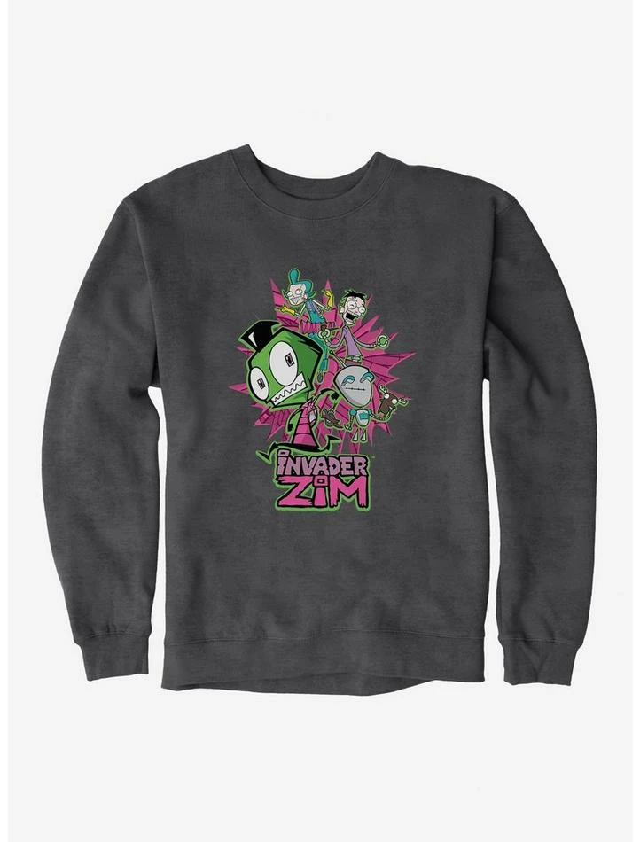 Hot Sale π€© Invader Zim GIR & Roboparents Sweatshirt π― 3 Hot Sale π€© Invader Zim GIR & Roboparents Sweatshirt π― - Image 3