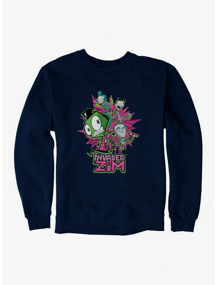 Hot Sale π€© Invader Zim GIR & Roboparents Sweatshirt π― 5 Hot Sale π€© Invader Zim GIR & Roboparents Sweatshirt π― - Image 5