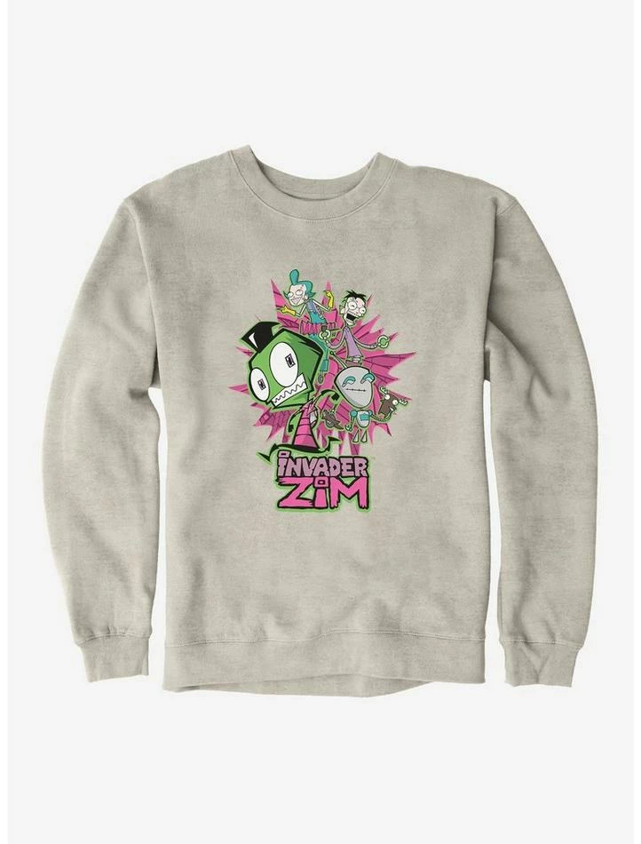 Hot Sale π€© Invader Zim GIR & Roboparents Sweatshirt π― 2 Hot Sale π€© Invader Zim GIR & Roboparents Sweatshirt π― - Image 2
