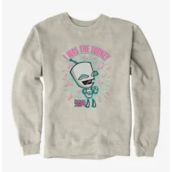 New 🔔 Invader Zim I Was The Turkey Sweatshirt 🎁 -Invader Zim shop 20156702 hi