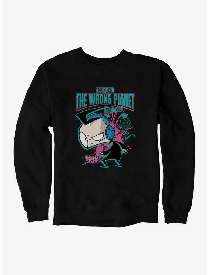 Deals β€οΈ Invader Zim Wrong Planet To Land On Sweatshirt π₯° 3 Deals β€οΈ Invader Zim Wrong Planet To Land On Sweatshirt π₯° - Image 3