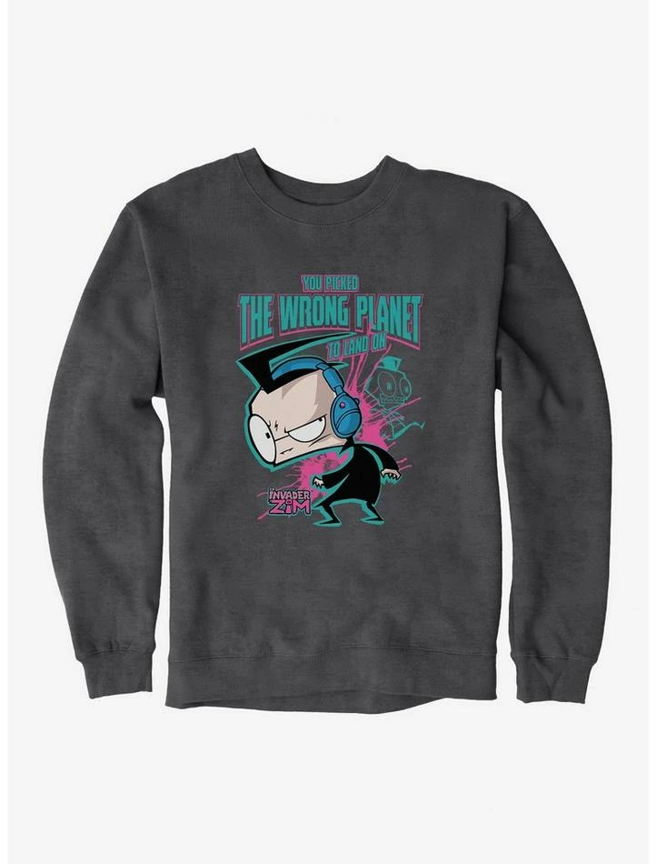 Deals β€οΈ Invader Zim Wrong Planet To Land On Sweatshirt π₯° 2 Deals β€οΈ Invader Zim Wrong Planet To Land On Sweatshirt π₯° - Image 2