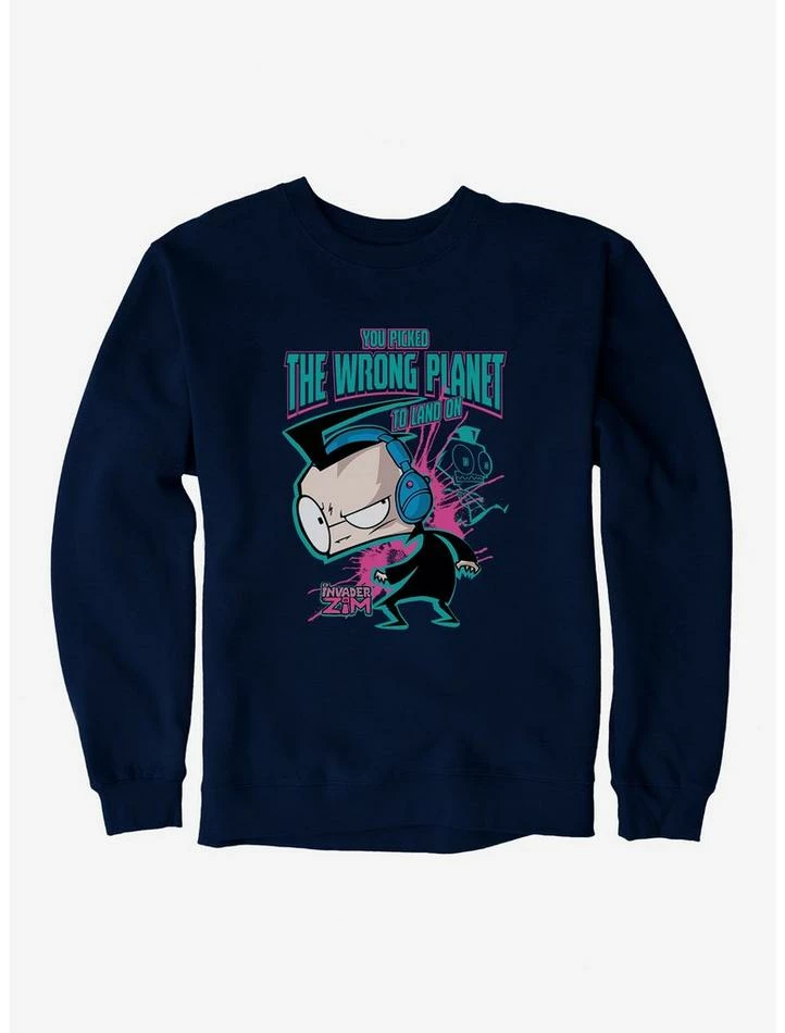 Deals β€οΈ Invader Zim Wrong Planet To Land On Sweatshirt π₯° 4 Deals β€οΈ Invader Zim Wrong Planet To Land On Sweatshirt π₯° - Image 4