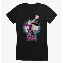 Flash Sale ⭐ Invader Zim Gaz, Dib & Professor Membrane ✨ Girls T-Shirt 😀 -Invader Zim shop 20157441 hi