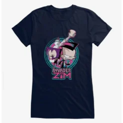 Flash Sale ⭐ Invader Zim Gaz, Dib & Professor Membrane ✨ Girls T-Shirt 😀
