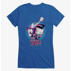 Flash Sale ⭐ Invader Zim Gaz, Dib & Professor Membrane ✨ Girls T-Shirt 😀 -Invader Zim shop 20157469 hi