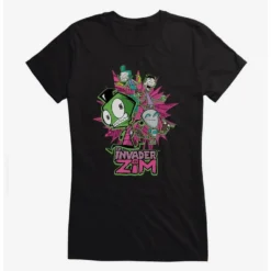 Best reviews of 😀 Invader Zim GIR & Roboparents Girls T-Shirt ⌛