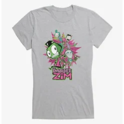 Best reviews of 😀 Invader Zim GIR & Roboparents Girls T-Shirt ⌛ -Invader Zim shop 20157497 hi