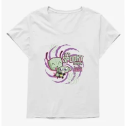 Flash Sale 🤩 Invader Zim It's Spooky Season Girls T-Shirt Plus Size 😀 -Invader Zim shop 20157624 hi