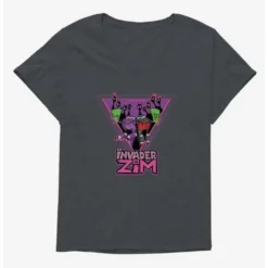 Best Pirce ⌛ Invader Zim The Almighty Tallest 🎁 Girls T-Shirt Plus Size ✨ -Invader Zim shop 20157714 hi