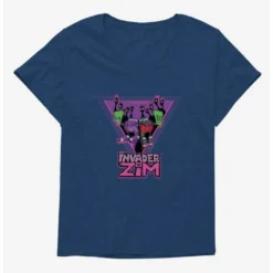 Best Pirce ⌛ Invader Zim The Almighty Tallest 🎁 Girls T-Shirt Plus Size ✨