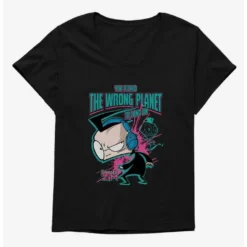Wholesale ⭐ Invader Zim Wrong Planet To Land On Girls T-Shirt Plus Size 😉 -Invader Zim shop 20157777 hi