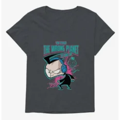 Wholesale ⭐ Invader Zim Wrong Planet To Land On Girls T-Shirt Plus Size 😉 -Invader Zim shop 20157786 hi