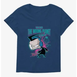 Wholesale ⭐ Invader Zim Wrong Planet To Land On Girls T-Shirt Plus Size 😉