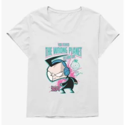 Wholesale ⭐ Invader Zim Wrong Planet To Land On Girls T-Shirt Plus Size 😉 -Invader Zim shop 20157804 hi