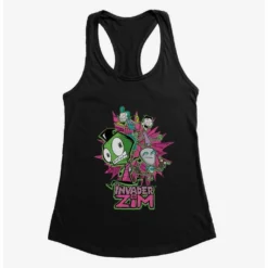 Best Pirce 🥰 Invader Zim GIR & Roboparents Girls Tank 🎉 -Invader Zim shop 20157900 hi