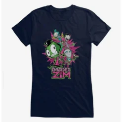 Best reviews of 😀 Invader Zim GIR & Roboparents Girls T-Shirt ⌛ -Invader Zim shop 20157904 hi