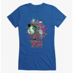 Best reviews of 😀 Invader Zim GIR & Roboparents Girls T-Shirt ⌛ -Invader Zim shop 20157911 hi