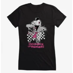 Outlet ⌛ Invader Zim Subjugate The Humans 🔥 Girls T-Shirt 🤩