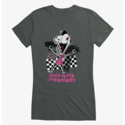 Outlet ⌛ Invader Zim Subjugate The Humans 🔥 Girls T-Shirt 🤩 -Invader Zim shop 20158058 hi