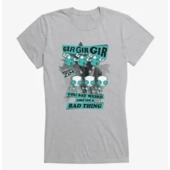 Best reviews of ✨ Invader Zim Weird Like It's A Bad Thing Girls T-Shirt 🌟 -Invader Zim shop 20158149 hi