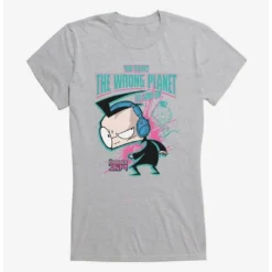 Cheap ❤️ Invader Zim Wrong Planet To Land On 🔔 Girls T-Shirt ⭐ -Invader Zim shop 20158191 hi