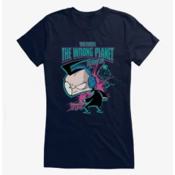 Cheap ❤️ Invader Zim Wrong Planet To Land On 🔔 Girls T-Shirt ⭐