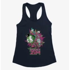 Best Pirce 🥰 Invader Zim GIR & Roboparents Girls Tank 🎉 -Invader Zim shop 20158314 hi