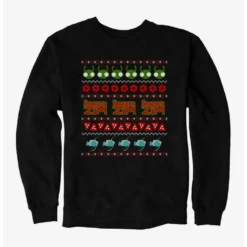 Deals 🔔 Invader Zim Ugly Christmas Pattern Sweatshirt ❤️ -Invader Zim shop 20256137 hi