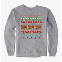 Deals 🔔 Invader Zim Ugly Christmas Pattern Sweatshirt ❤️ -Invader Zim shop 20256144 hi