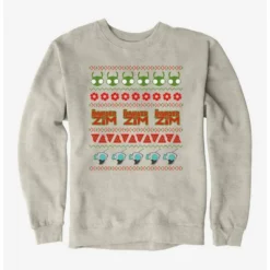 Deals 🔔 Invader Zim Ugly Christmas Pattern Sweatshirt ❤️