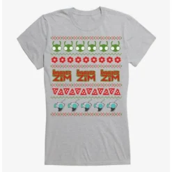 Cheap 😍 Invader Zim Ugly Christmas Pattern Girls T-Shirt ❤️ -Invader Zim shop 20256165 hi
